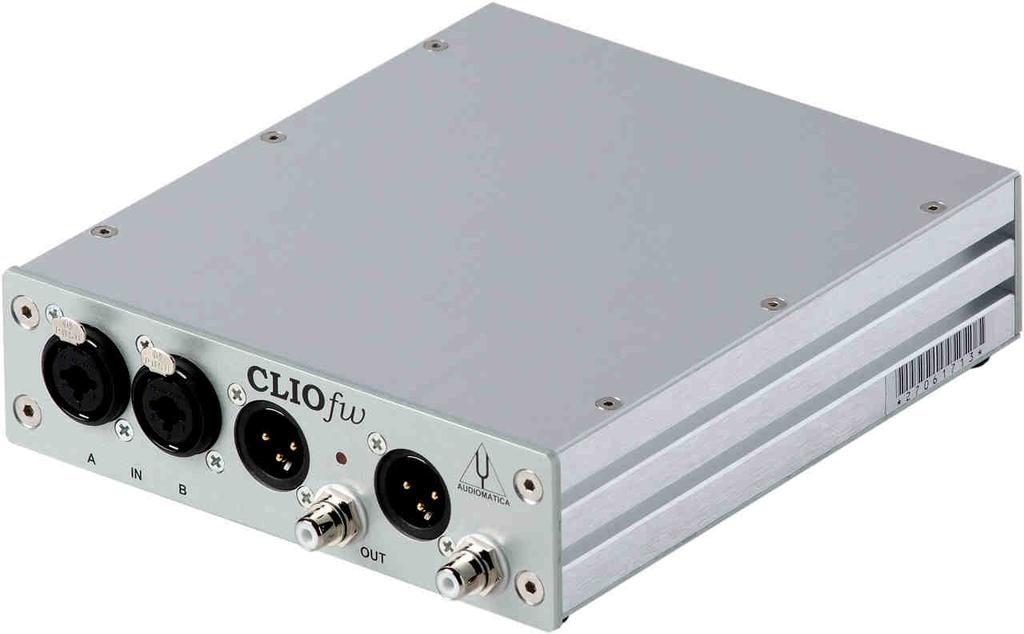 The heart of the CLIO 10 system FW-01 Audio Interface: IEEE-1394