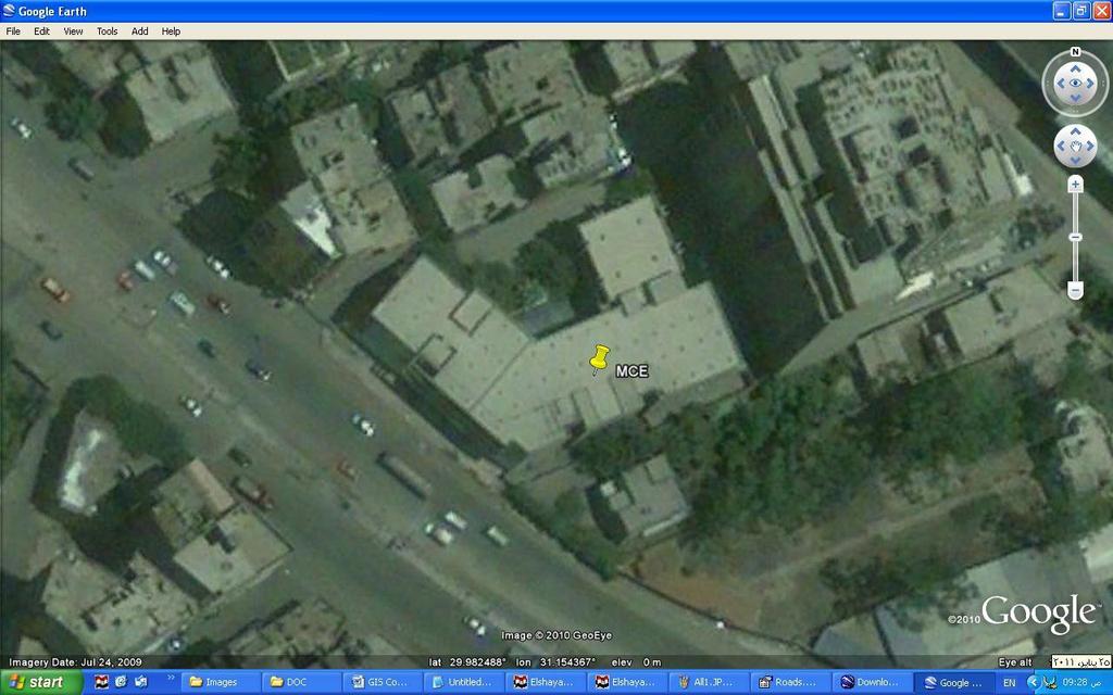 6) Satellites Images A) Google Earth Settings Open Google Earth 4.