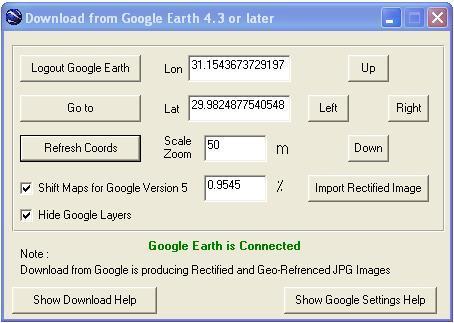 B) Download From Google Earth Download From Google Earth Menu Tools Download Form Google Earth In GIS Software Press Login Google Earth 4.