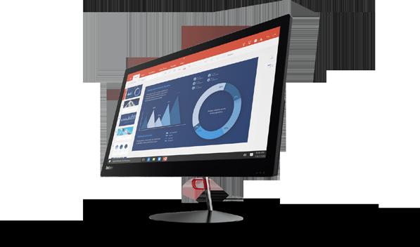 Lenovo designed the aluminum-forged, all-in-one ThinkCentre X1 to deliver an exceptional user experience with business-focused features