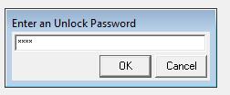 Right click and select Lock from the Drop down menu 3. You will be prompted to enter an Unlock password. Enter the Password and confirm 4.