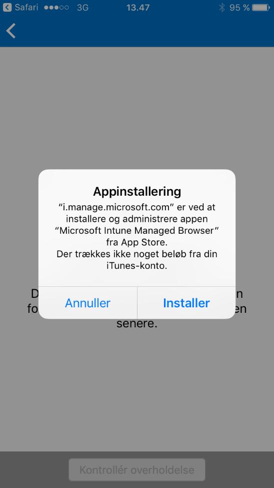 Intune will now prompt you to install various