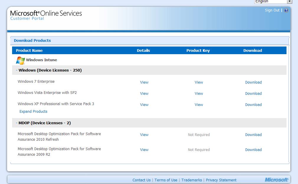 3. Directly visit the Online Services Download Center and login with the Windows Live ID associated with your purchase.