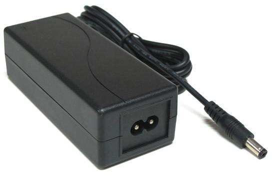 The DC power jack in black is for connecting those power adapters with 5.5mm/2.1mm plug. Many power adapters for notebook belongs to this category.