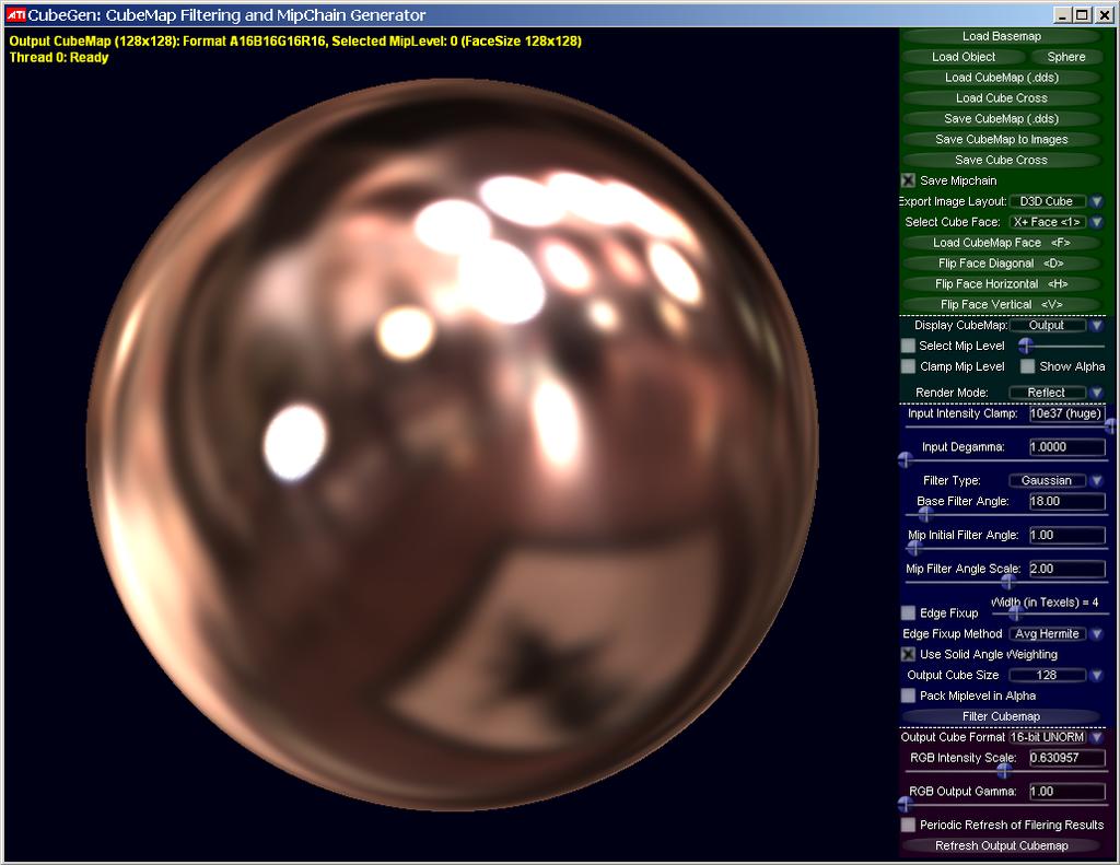 CubeMapGen Tool CubeMapGen is a publicly available tool for cubemap filtering and mip-chain