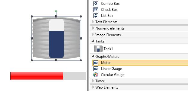 New Web Elements You can now display Meters and Tanks on a Web page.