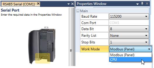 You can now run operations according to Ladder function, using the Ladder element MODBUS Aperiodic (Ladder Triggered).