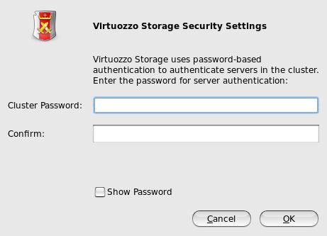 Installing Virtuozzo 6 Cluster name. Specify a name for the cluster that will uniquely identify it among other clusters in your network.