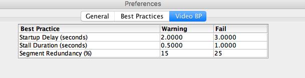 When you save the changes in the Preferences dialog, a refresh is done on the trace and the selected values are persisted across Video Optimizer launches.