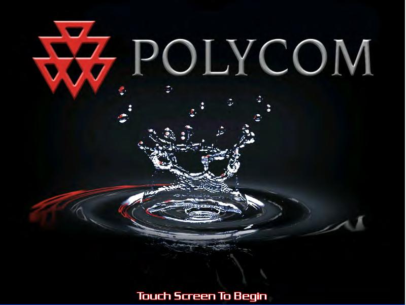 Polycom HDX Panel Pages Overview Every page in the Polycom Controller Code for AMX Systems includes a menu for navigating to a different page, the communication status of the Polycom HDX system, the