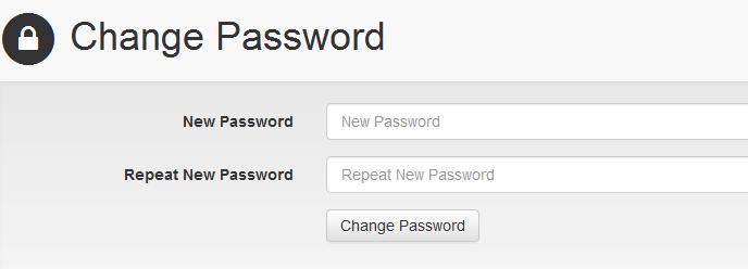 My PAGE - Change password 2 1 3 1. Enter a new password. 2. Repeat the new password. 3. Click Change Password.