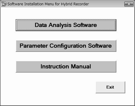 3. How to Setup 3-1. Installation 3-1-1. New Installation Install the software from the CD-ROM to the PC before using it. Use the following procedure for installation.