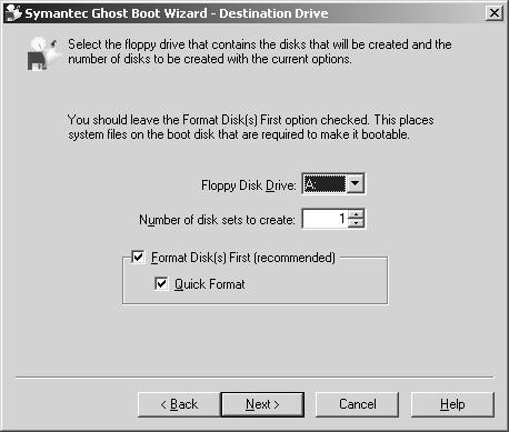 8) Insert a floppy disk into your PC s FDD, and the Next button.