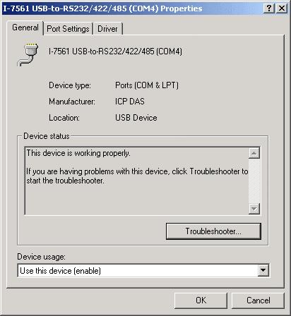 2. If you need to reassign the COM Port name to another Port number, you can double-click on the device