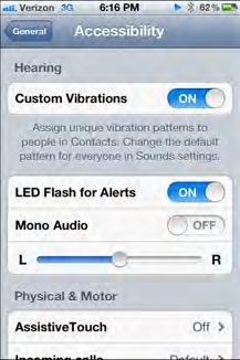 What s New in ios 5 11 Custom alert sounds You can now specify sounds for your ringtone and other alerts so that whenever your iphone or ipad rings, you can more easily determine that it s your