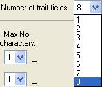 MyScale Session Editor opens with no sessions open. 2. Select File > New Trait table.