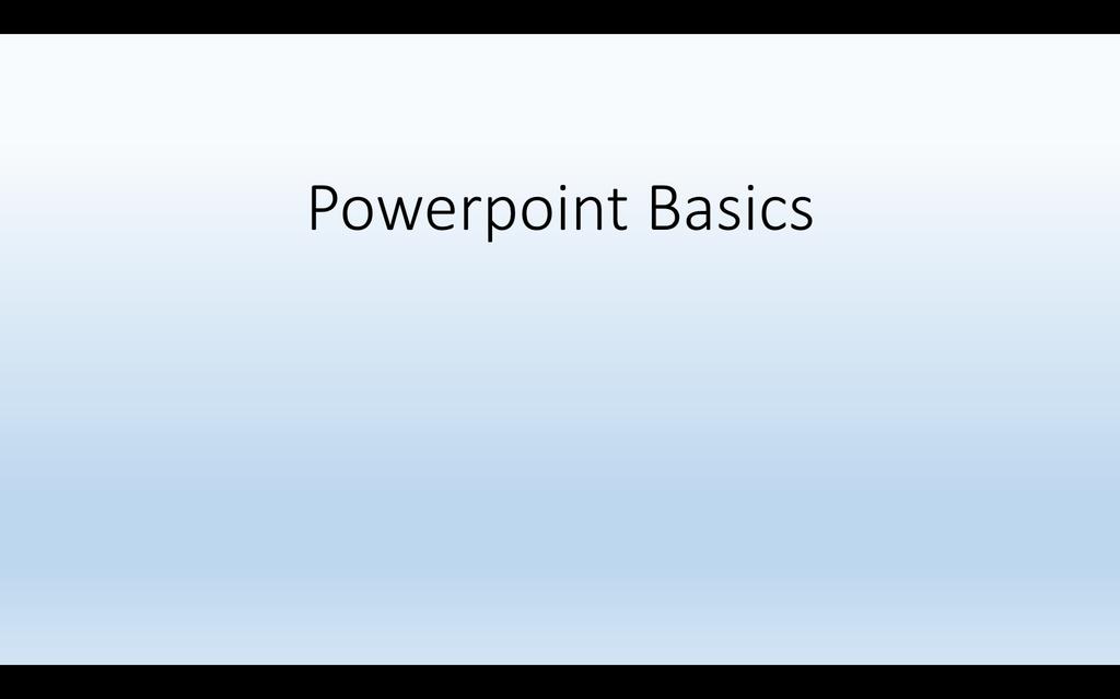 LIBRARY AND LEARNING SERVICES MS POWERPOINT 2016 BASICS Pasting a Slide Position your cursor where you want to paste the slide (eg.