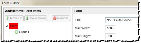 Geocortex Workflow Designer Tutorial : Create Search Schools Workflow Change the name of the DisplayForm activity 3. To open the Form Designer, click Design Form. 4.