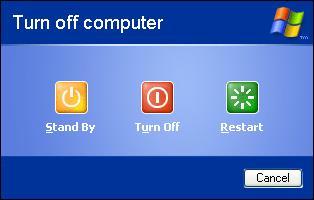 THOÁT KHỎI WINDOWS VÀ TẮT MÁY : Với hệ điều hành Windows, một khi muốn tắt máy chúng ta tuyệt đối không nên tắt máy bằng cách ngắt dòng điện, mà nên thực hiện theo quá trình sau. Bước Thực hiện 1.