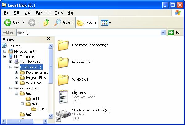 Đại học Nông Lâm 6.2. Cửa sổ làm việc của Windows Explorer Chia làm 2 vùng: * Vùng bên trái (All Folders) :cho thấy cấu trúc của ổ đĩa, thư mục trên toàn bộ hệ thống máy tính.