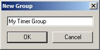Memory and registers 3 Click New Group and specify the name of your group, for example My Timer Group.
