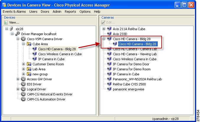 Recording Motion Events from Cisco VSM Cameras Step 4 c. Click the Enable button for Web Service API. A confirmation message appears and the Status changes to Enabled.