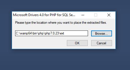 Connecting MS SQL Server to PHP in WAMP SERVER: This is ONLY for Those Who Want To Use MS SQL SERVER Connected to WAMP Download Microsoft Drivers for PHP to Sql server from: https://www.microsoft.