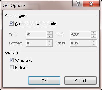 DISTRIBUTE ROWS AND/OR COLUMNS EVENLY Select the rows or columns that are to be distributed evenly.