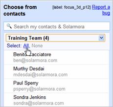 If you are creating a meeting invitation, under Add Guests, click Choose from contacts. 2.