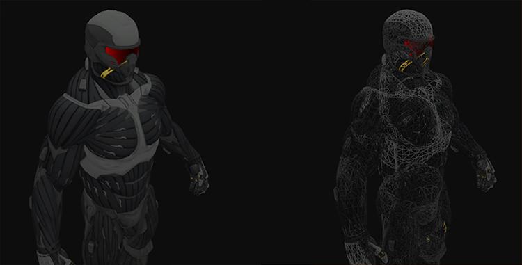 21.3 No more containers! 195 much credit I ll occasionally allow some other artists to join the ranks and this time we re going to load the original nanosuit used by Crytek s game Crysis.