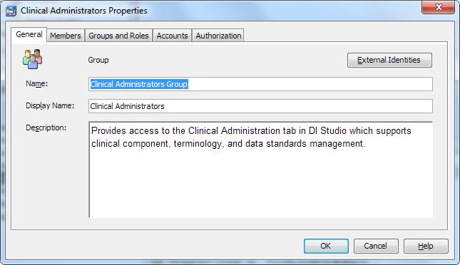 182 Appendix 1 / Addition of Users to the Clinical Administrator Group User, Group, or Role SASUSERS Description All authenticated users belong to this group.