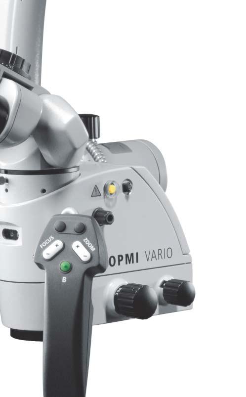 Zeiss optical excellence Legendary Zeiss optics form the heart of the OPMI Vario microscope.