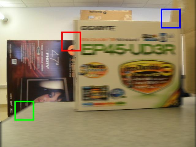 (a) Figure 2. Image partition using matting. (a) blurry image and patches that are difficult for image partition, one layer using matting and corresponding matting patches. 3.1.