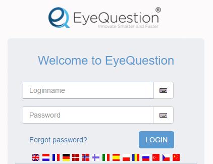 1. Access EyeQuestion Open your browser (e.g.