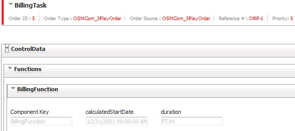 When you view or update distributed order template data in the Task web client, you will see the type of the data displayed next to the name of the data element.