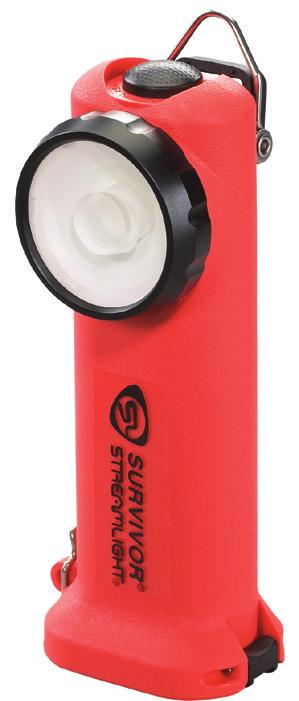 runs 8 hours Fast charger charges the Survivor in one hour. Interchangeable Smoke Cutter plugs: BATTERY: Accepts rechargeable NiCD battery or 4 "AA" alkaline batteries SIZE: 7.06" (17.