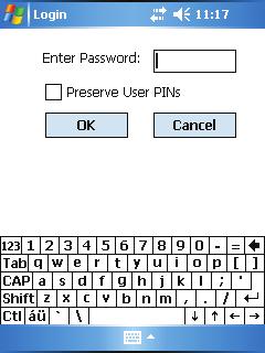 Figure 61 Menu Note The password for a lock is the password programmed in the virtual access control panel.