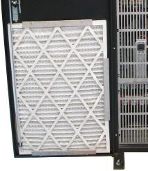 Appendix C - Optional Air Filters Purpose The front doors of the 4300 30/50kVA UPS, Transformer/Auxiliary, and Battery Cabinet are equipped to mount optional air filters.