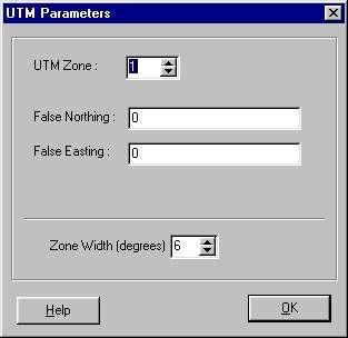 When using the UTM projection, make sure that the data is in the correct zone 2. For data that transverses more than one zone, you must use a field that notes the zone for a location's coordinates.