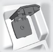 Open the port cover and attach the device to the USB connector. ipod and iphone are trademarks of Apple, Inc.