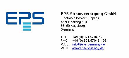 FAX +49 (0) 821-570 451-25 86159 Augsburg MAIL info@eps-germany.