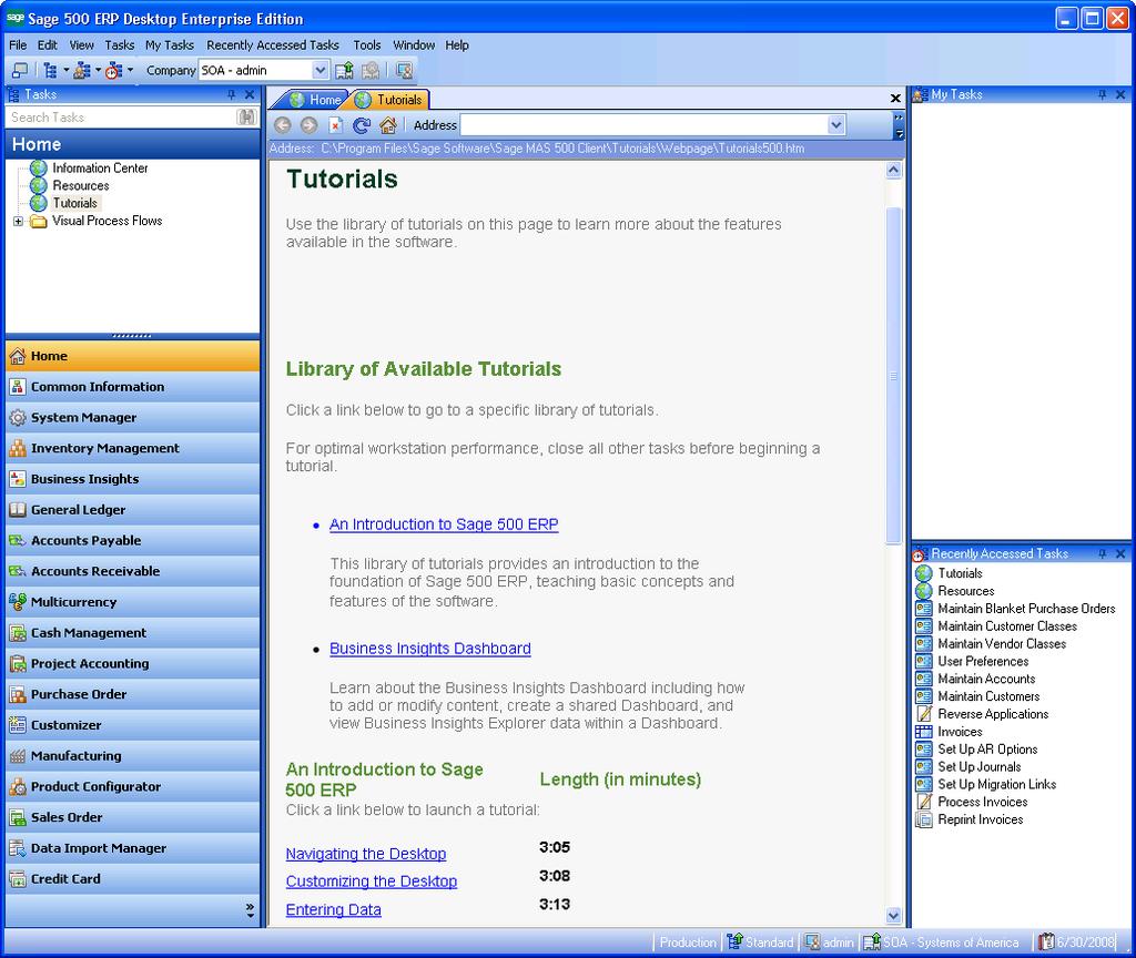 Using the Help System Using the Tutorial Select Help > Tutorial to take a quick tour through the software.