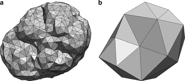 138 P.A. Foteinos et al. Fig. 2 Meshes produced by HQD. (a) H equal to 5.84 (best fidelity). (b) H equal to 22.