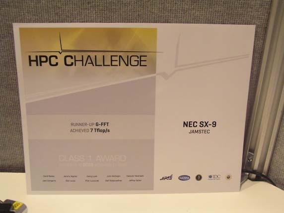 HPC Challenge Awards The Competition will focus on four of the most challenging benchmarks in the suite: Global HPL the Linpack TPP benchmark which measures the floating point rate of execution for