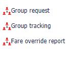 Group tracking- You can create this report to illustrate details about the requests at different stages in the tool.