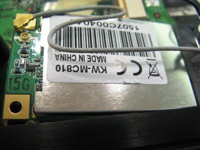 cm 1 4-6:Remove DVB-T MINI-PCIE CARD as below; 1 Screw