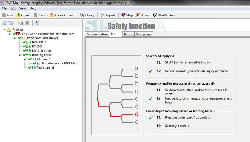 Safety functions on machines according to ISO 13849 or IEC 62061 9.5 SISTEMA 9.