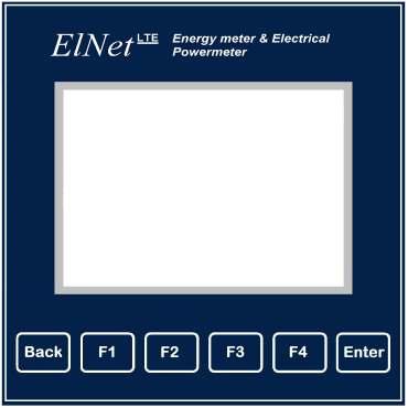CHAPTER 3 USING ELNet LTE POWERMETER In this chapter you will find descriptions and functions of the front panel and the control buttons and how to use them. 3.1 Front Panel To operate the front panel The Front Panel has a graphic screen and 6 operating buttons.