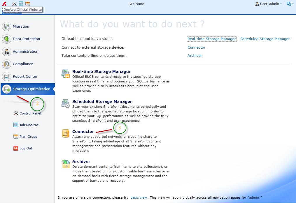 Getting Started SharePoint and the DocAve platform modules have common functionality.