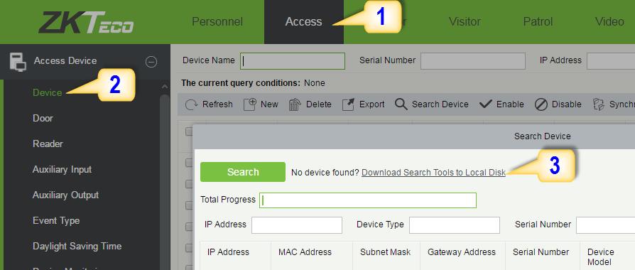 Adding Device 21 6. Enter a unique name. 7. Enter the IP address of current system (PC).